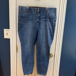 ARULA Blue Ankle Jeans